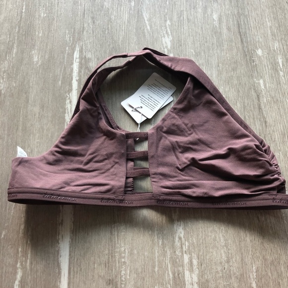 Lululemon Simply Gathered Bra - Cherry Cola - Picture 5 of 8